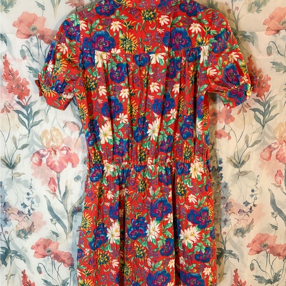 Vintage Floral Button-Up Dress - Picture 6 of 11